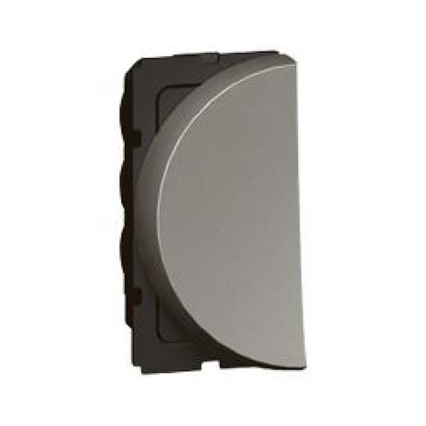LEGRAND - 1-Way Push-Button Arteor, Round, 1 Left Module, Magnesium
