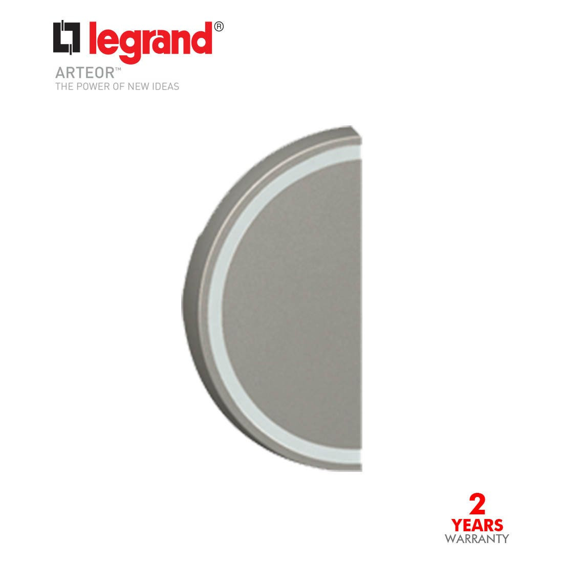 LEGRAND - Key Cover Round 1Mod Bus/Scs w/O Marking, Magnes