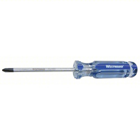 Phillips Screwdriver, For General Purpose, #2 Tip Size, 14-inch Overall Length, 10-inch Shank Length