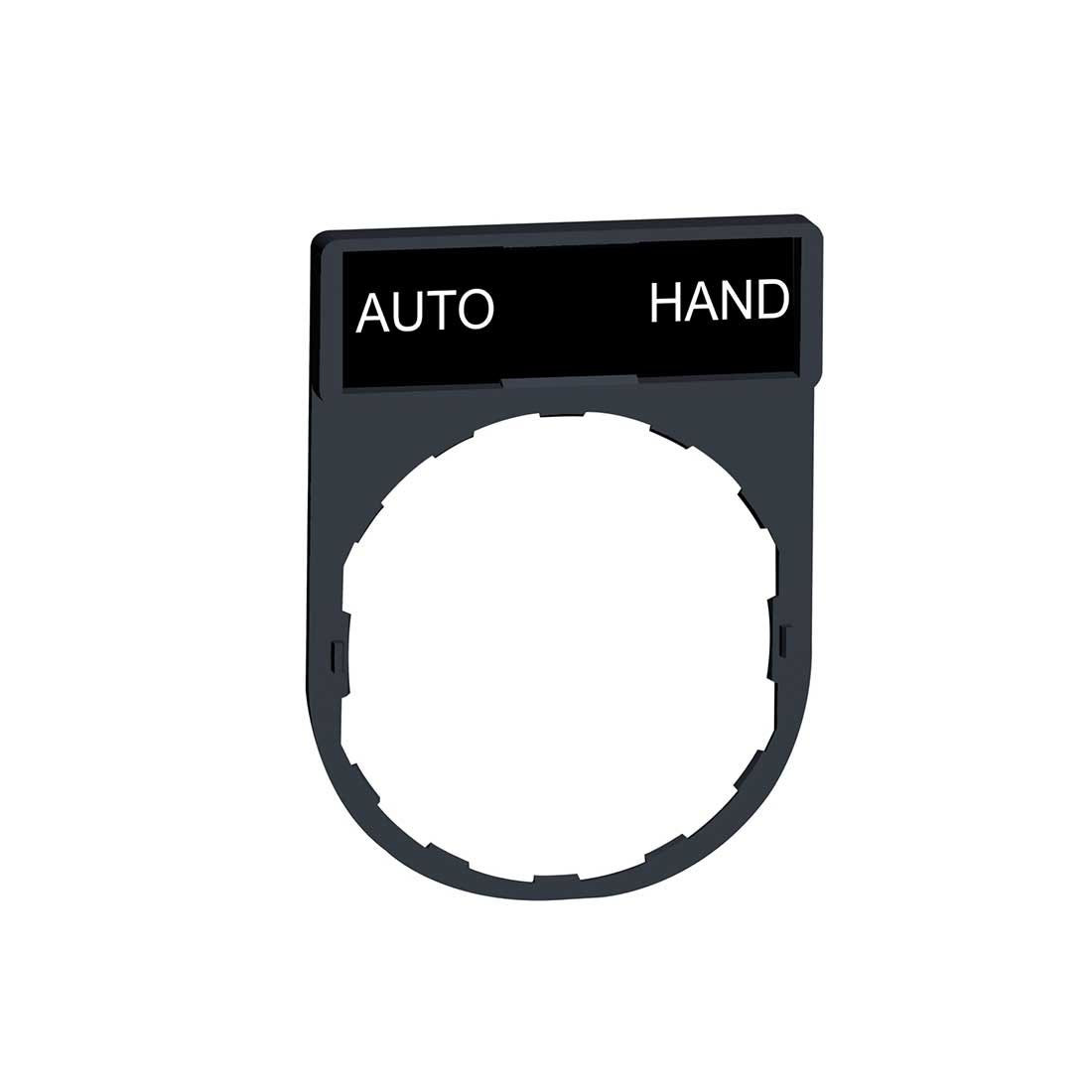 SCHNEIDER - Legend Holder 30 x 40mm With Legend 8 x 27mm With Marking Auto-Hand