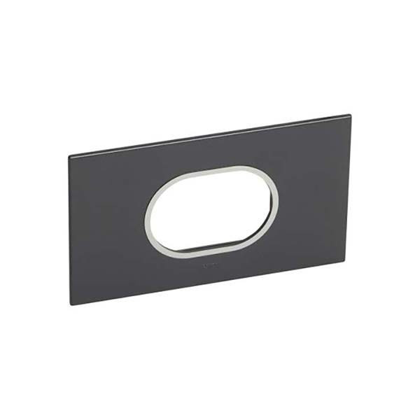 LEGRAND - Plate Arteor, BS, Round, 3 Modules, Graphite