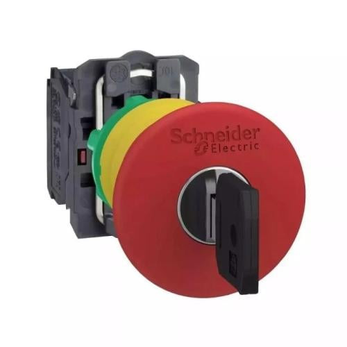 Schneider- Emergency Stop switch off- 40mm- 22mm -trigger latching key -Red