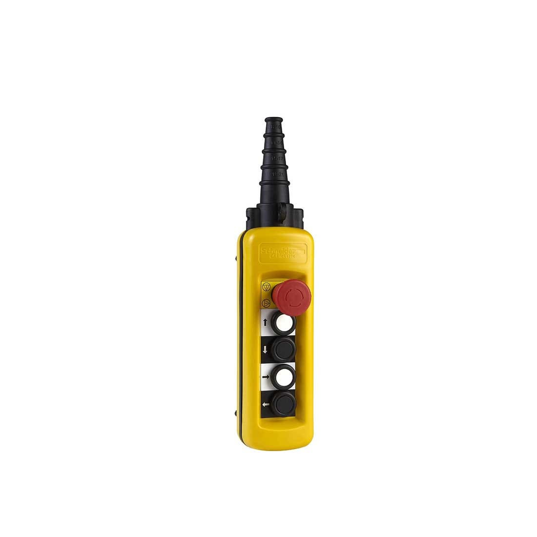 SCHNEIDER - Pendant Control Station xac-A, 4 Pushbuttons 1 Emergency Stop