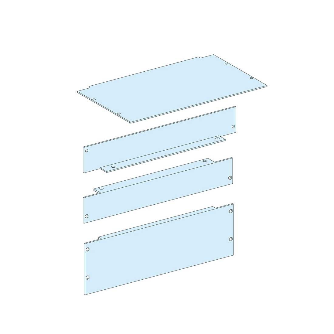 SCHNEIDER - 1 Plinth Cover Panel W600 Prisma G IP55