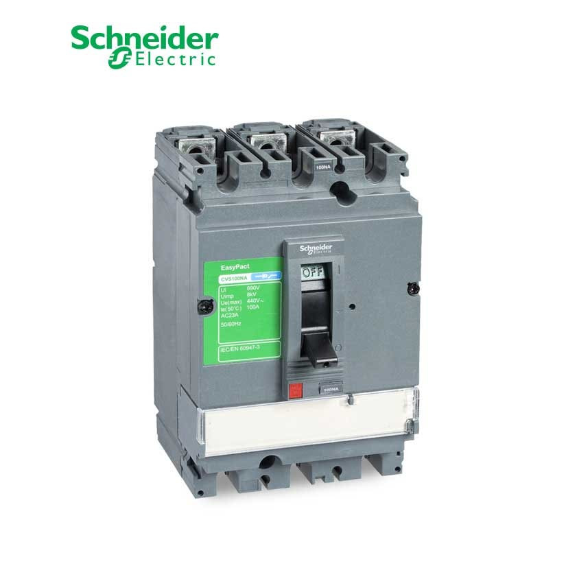 SCHNEIDER - Switch Disconnector, EasyPact CVS100NA, 3 Poles, 100A, AC22A, AC23A