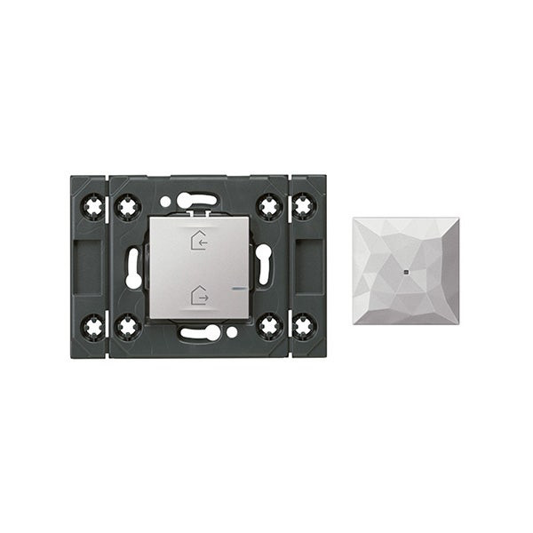 LEGRAND - Connected Gateway + Home/Away Wireless Master Switch Arteor, Soft Aluminum