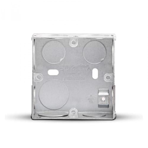Iron electrical box - size 7x7x3.5 cm