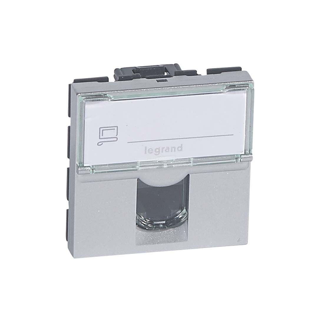 LEGRAND - RJ 45 Socket Mosaic, Category 6 UTP, 2 Modules 
