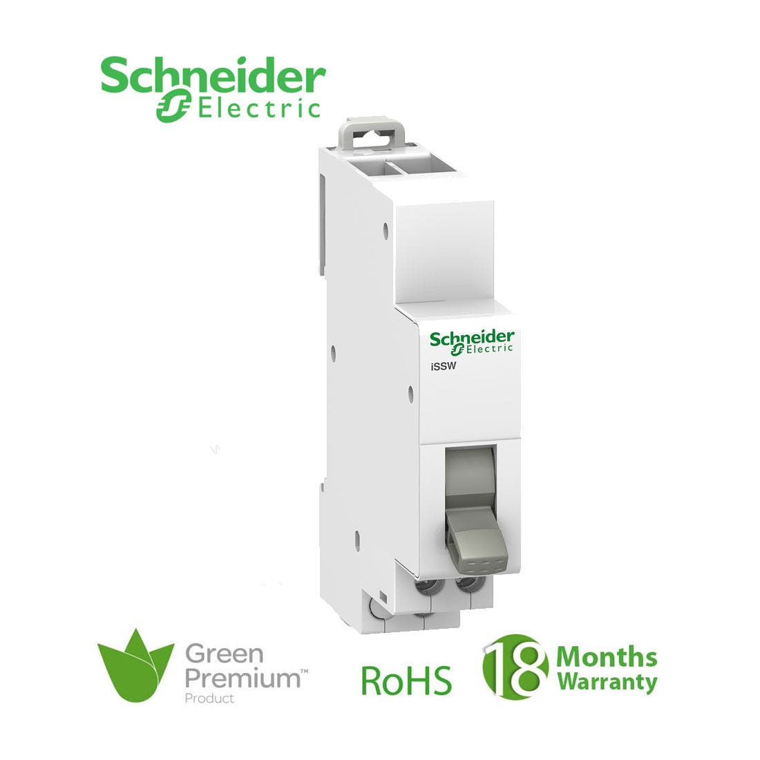 SCHNEIDER - Linear Switch - iSSW - 1 C/O - 20A - 250 V AC - 3 positions