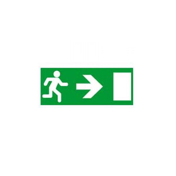 LEGRAND - Label, For Emergency Lighting Luminaires, Exit Door On Right, 310x112 Cm