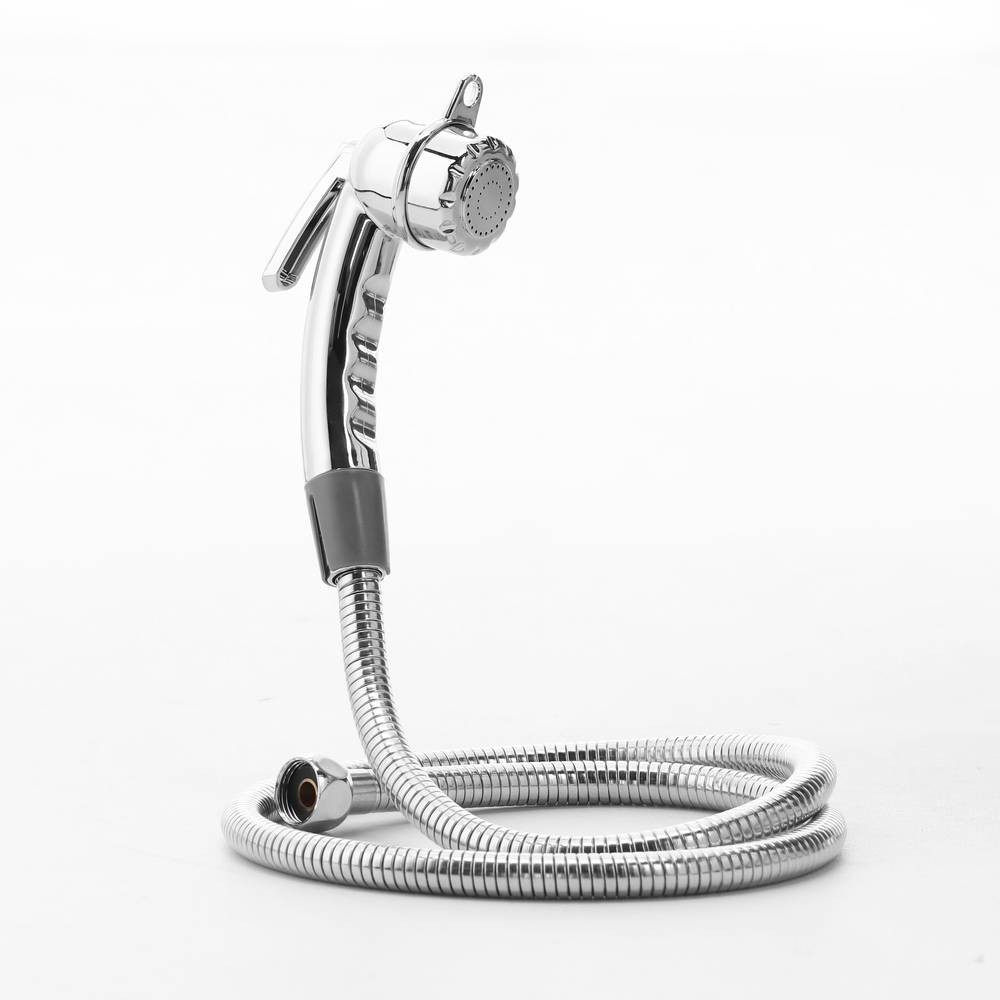 Toilet hand spray shattaf with hose and hook