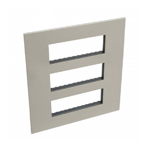 LEGRAND - Plate Arteor, BS, Square, 3x6 Modules, Champagne