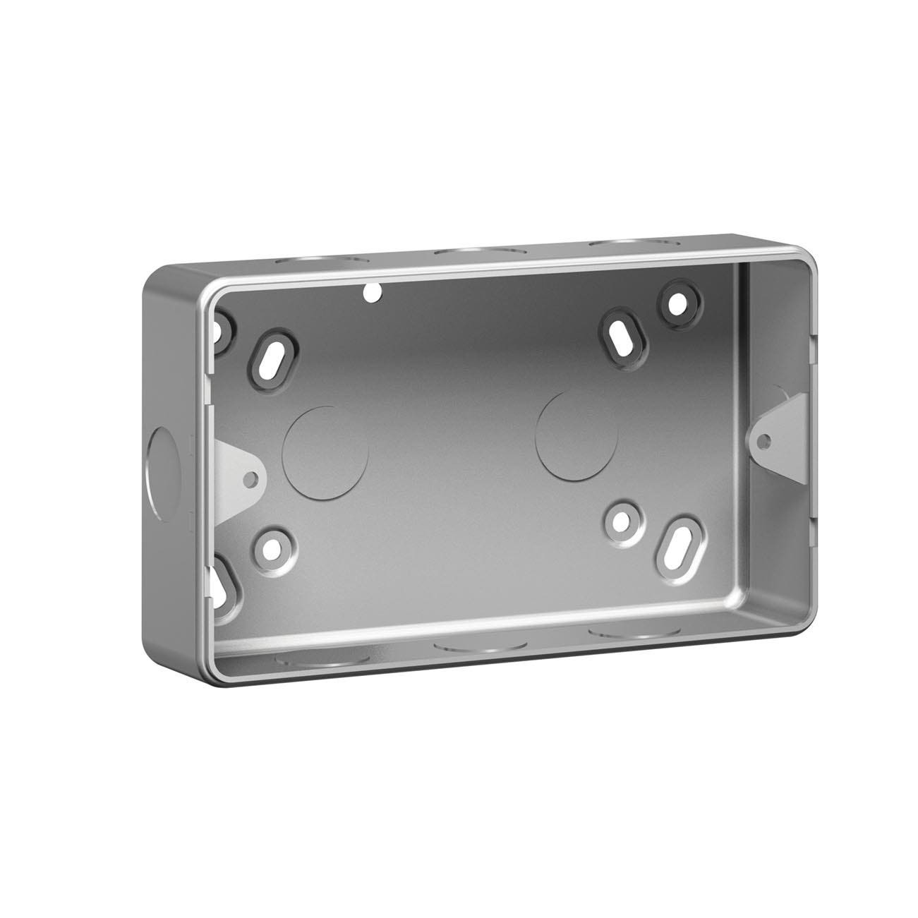 LEGRAND - Surface Mounting Box Synergy, Metal, 2 Gang, 35 mm Deep, with Knockout