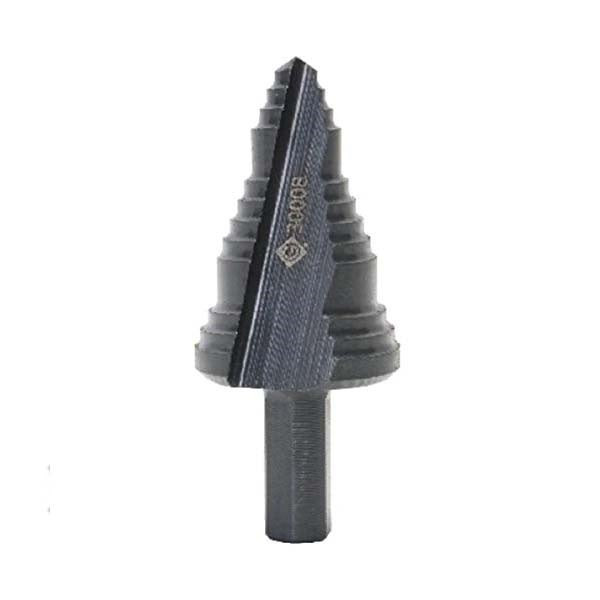 GREENLEE - Step Drill Bit, Multi Hole, Kwik Stepper®, #8, 1/2" - 1-1/8"