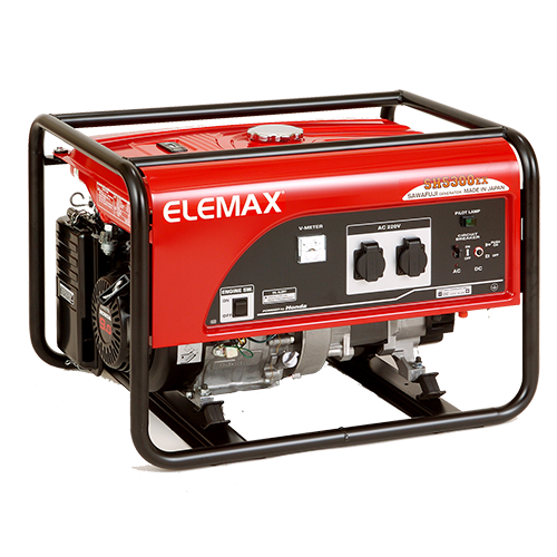 Gasoline Generator, 5.3 KVA, Fuel Tank 28 Liters, 68 Kg, Made in Japan