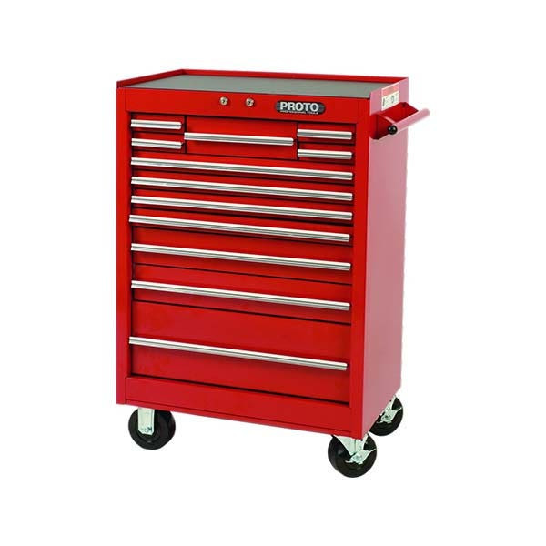 PROTO - 27" Roller Cabinet, 12 Drawer, Red