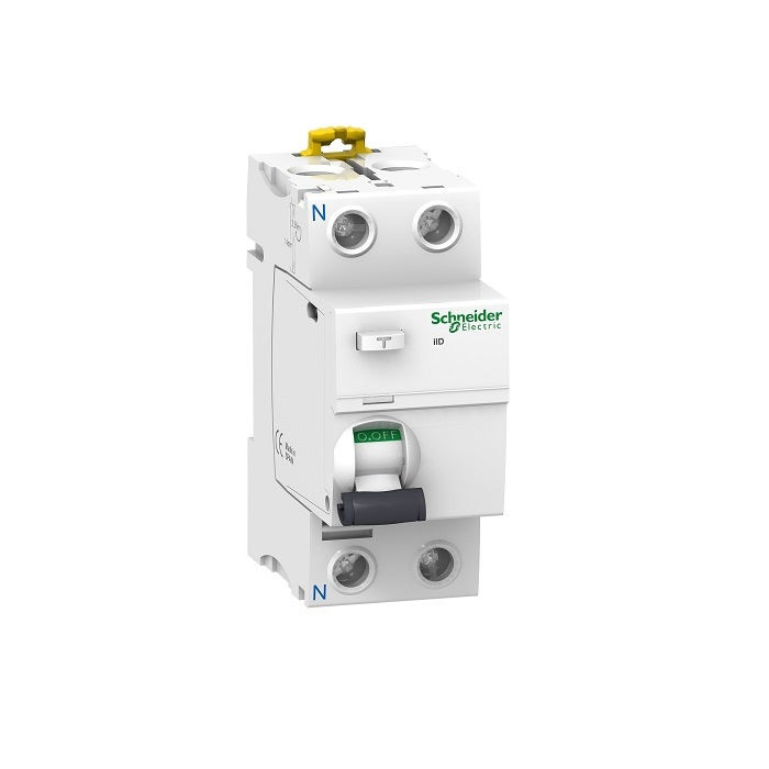 SCHNEIDER - RCCB Breaker, Acti9 iID, 2P, 25A, 30mA, Type AC