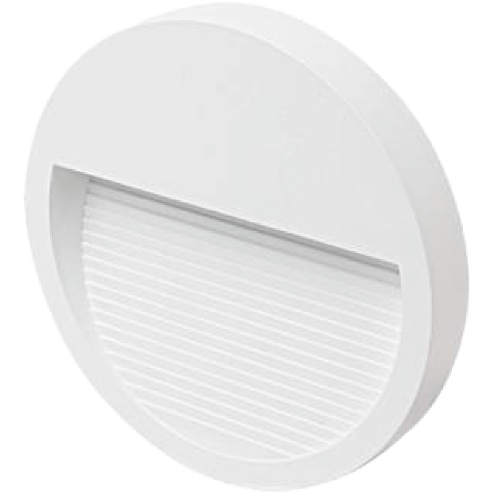 Step Light 3 watt white Body Round