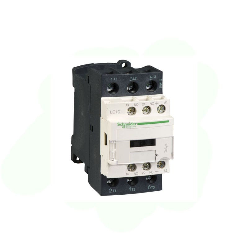 SCHNEIDER - Contactor 25A 1No + 1Nc 24V DC Wide Range
