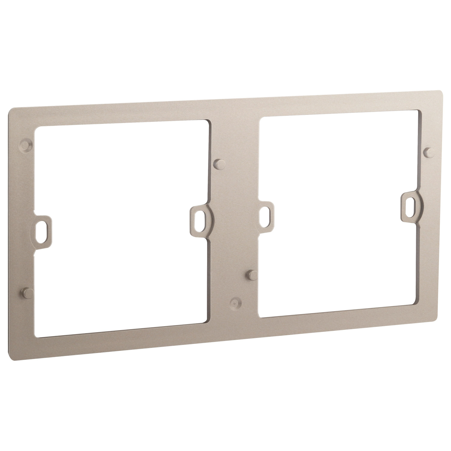 LEGRAND - Support Frame/Front Plate Mallia, 2 Gang, Champagne