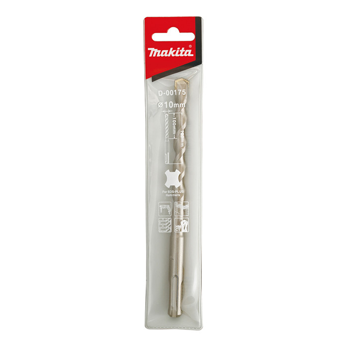Concrete Drill Bit, SDS-Plus, 10 x 160mm, 2 Cutting Edges