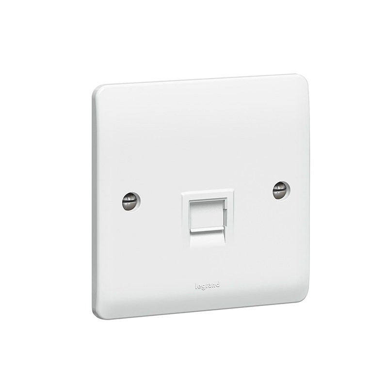 LEGRAND - Telephone Socket Synergy, UK Secondary, White
