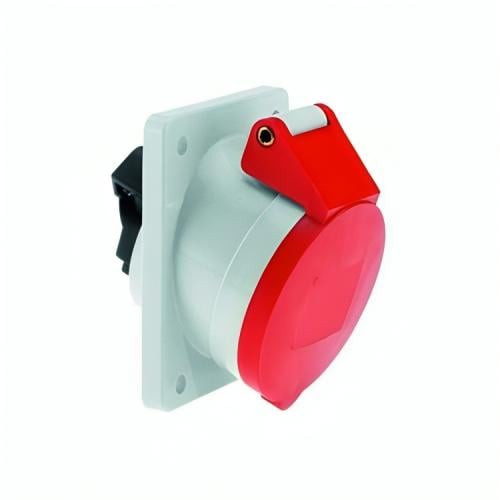 Industrial socket for corner panel - 32 amps - 415 volts - 5 poles from Plus