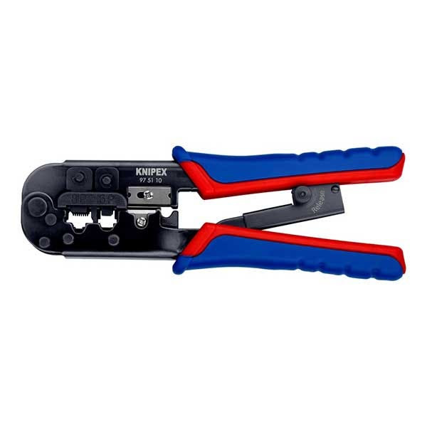 KNIPEX - Crimping Pliers for Western Plugs, Burnished, 190 mm