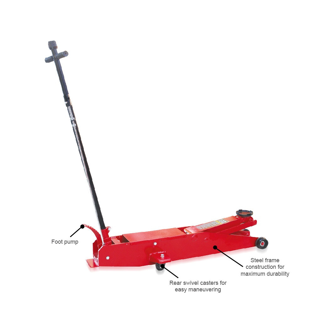 BIG RED, Heavy Duty Long Floor Jack 5 Ton