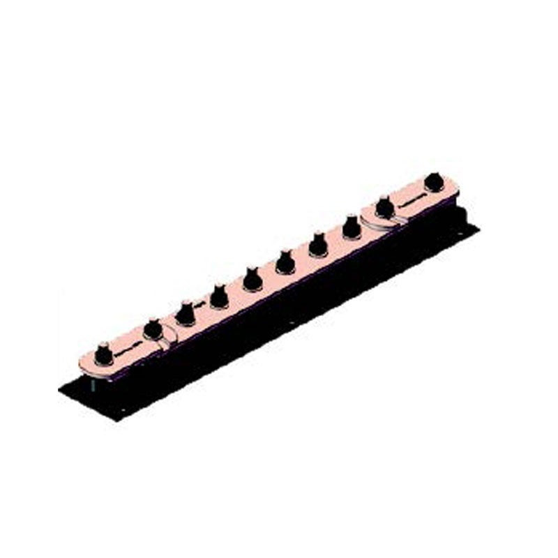 RAYCHEM RPG - Earth Bar With Twin Disconnect Link 8 Way, 650x90x96 mm