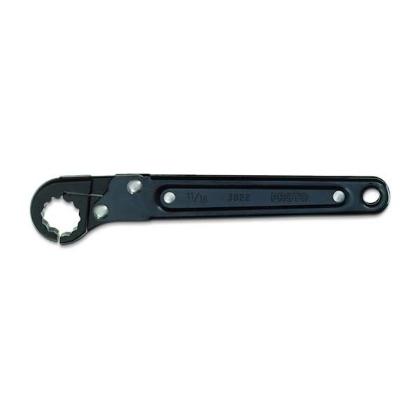 PROTO - Ratcheting Flare-Nut Wrench, 11/16", 12 Point