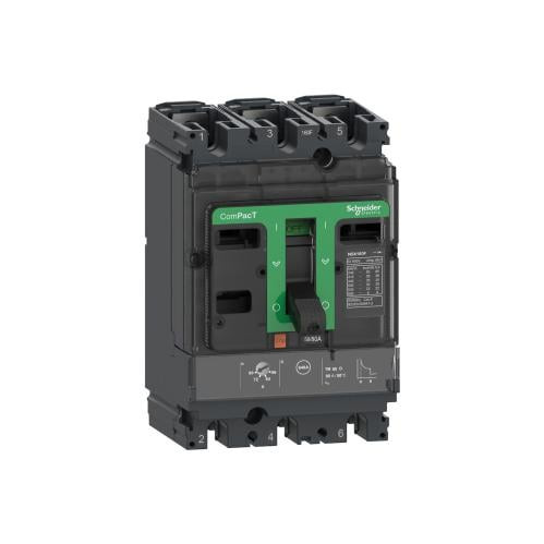 Schneider- Circuit breaker- 3P-100A-36kA- ComPacT- NSX100F- C10F3TM100C