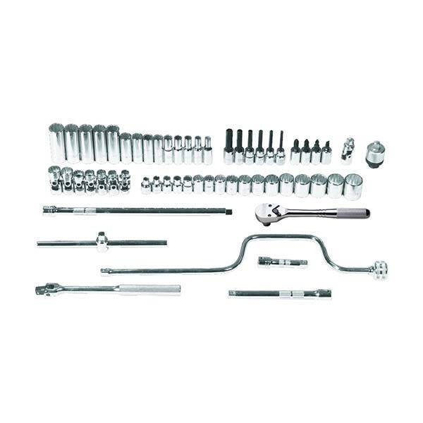 PROTO - 3/8" Drive Metric Socket Set, 57 Pieces, 12 Point, Tools Only