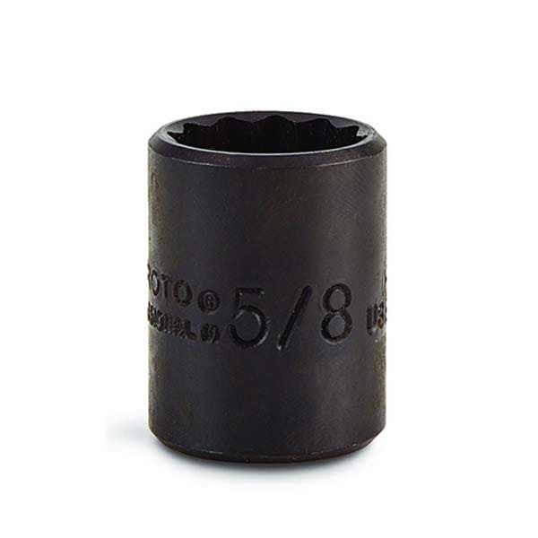 PROTO - 3/8" Drive Black Oxide Socket, 5/8", 12 Point