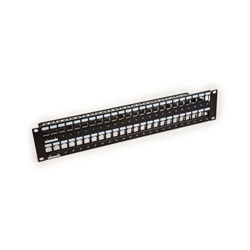 لوحة اسلاك ايثرنت RJ-45 فراغة - 48 جاك - اسود - UU001622909