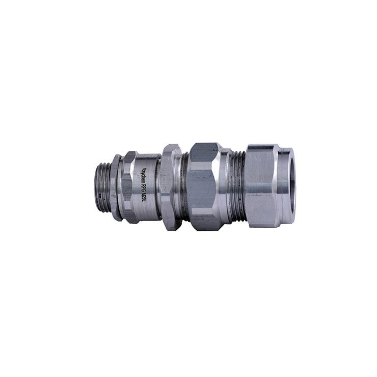 RAYCHEM RPG - Aluminium Single Compression Cable Gland Type B - for Unarmored Cables with Neoprene seal, locknut, PVC shroud and IP washer. Cable OD Range: 31-38.2mm