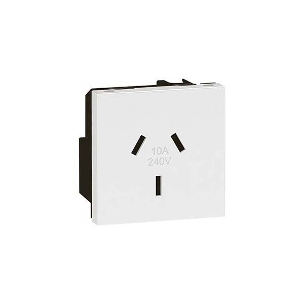 LEGRAND - Socket Arteor, Australian, 10A, 2P+E, Auto-Switched, 2 Modules, White