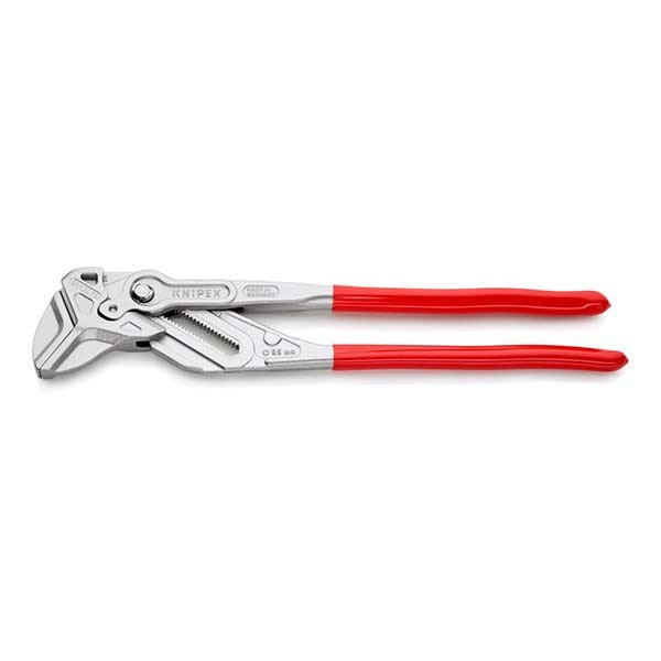 KNIPEX - Pliers Wrench Xl, Pliers and a Wrench in a Single Tool, Chrome plated, 400 mm
