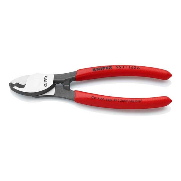 KNIPEX - Cable Shears, Burnished, 12 mm, 165 mm