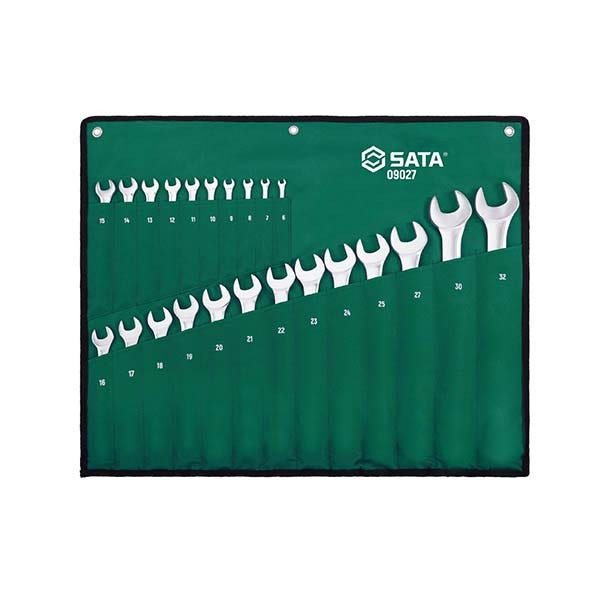SATA - Metric Combination Wrench Set, 23 Pieces, 6-32mm