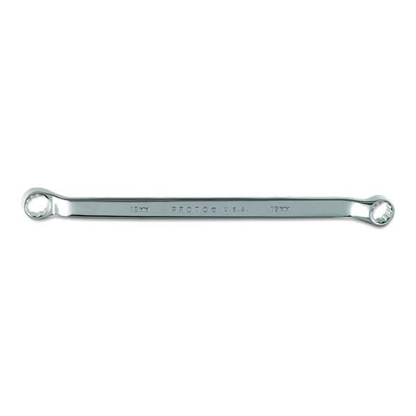 PROTO - Full Polish Offset Double Box Wrench, 12 x 13 mm, 12 Point
