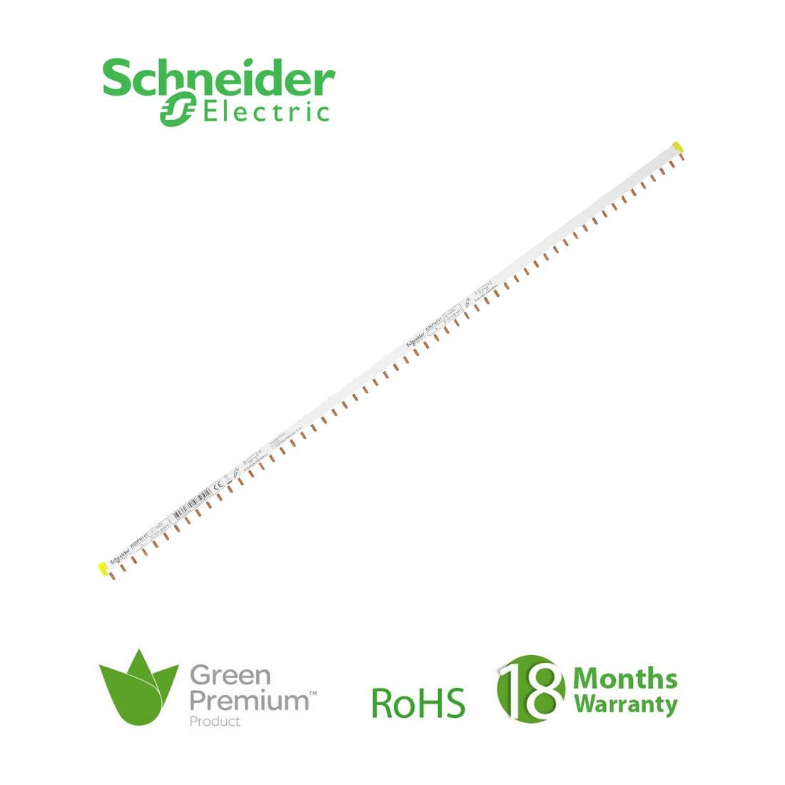 SCHNEIDER - Acti9, Comb Busbar, 1L, 18mm Pitch, 57 Modules, 100A