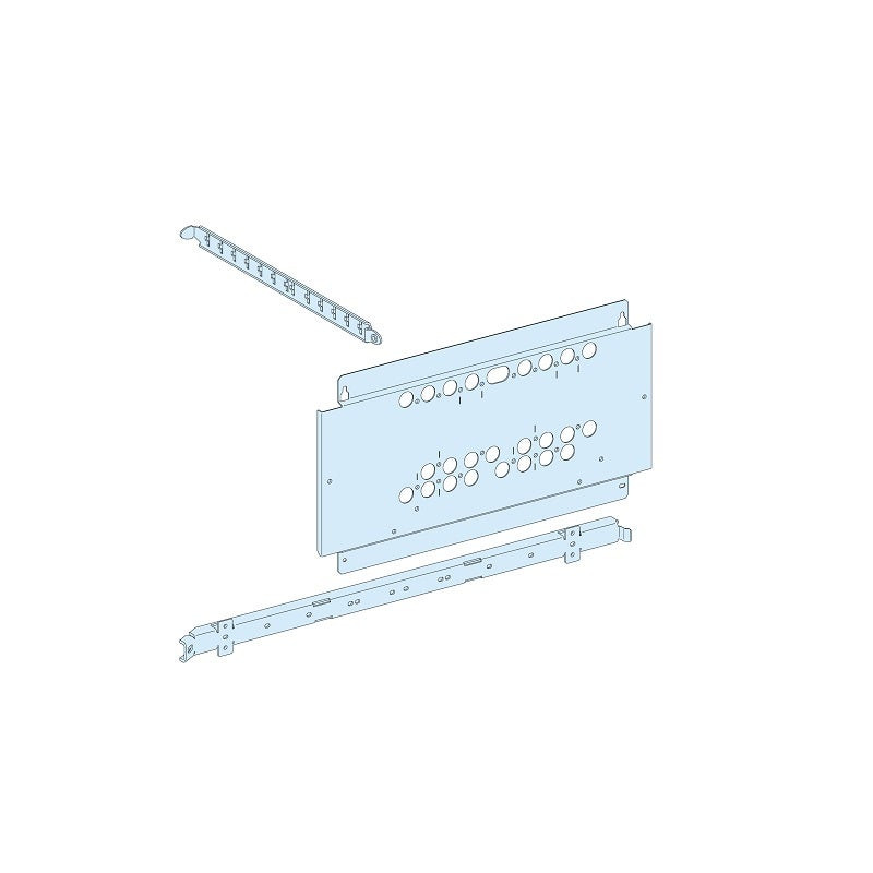 SCHNEIDER - Mounting Plate Source Changeover NS x /Ins/Inv 250 3P/4P Rotary Vertical