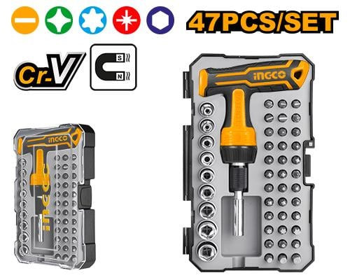 47 Pcs T-handle wrench screwdriver set طقم مفك براغي بمقبض على شكل حرف تي 47 قطعة