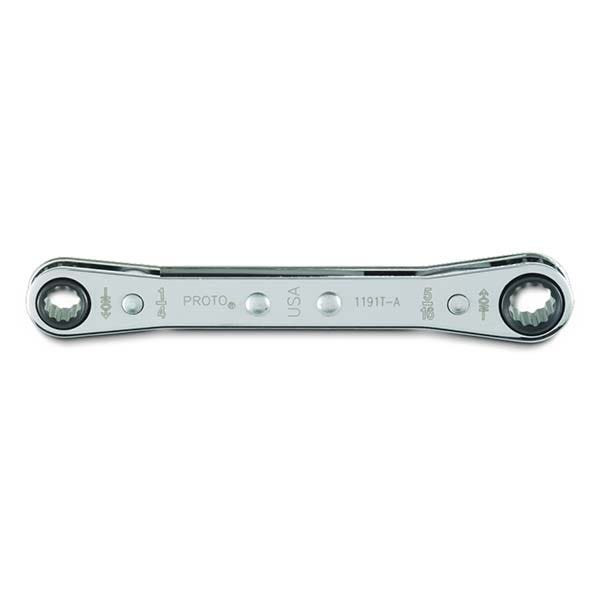 PROTO - Double Box Ratcheting Wrench, 1/4" x 5/16", 12 Point