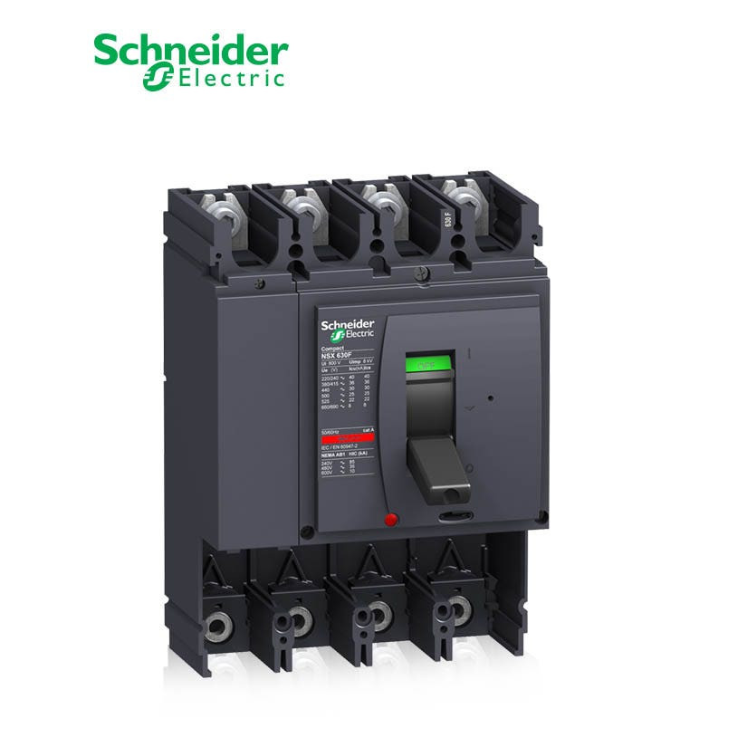 شنايدر - قاطع رئيسي 630 أمبير - ComPact NSX630N, 630A, 4P, 50kA at 415 VAC 50/60 Hz, w/o Trip Unit