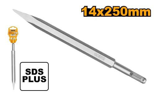 SDS plus chisel 14*250mmازميل همر مدبب لدريل اس دي اس 14 ملم