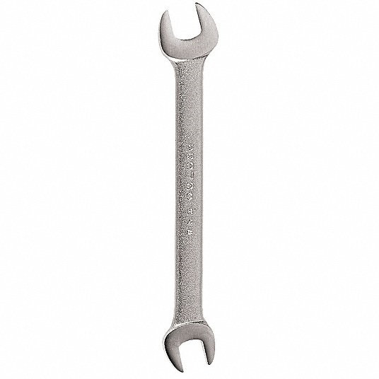 DOUBLE OPEN END SPANNER SATIN FINISH, 6x7 mm
