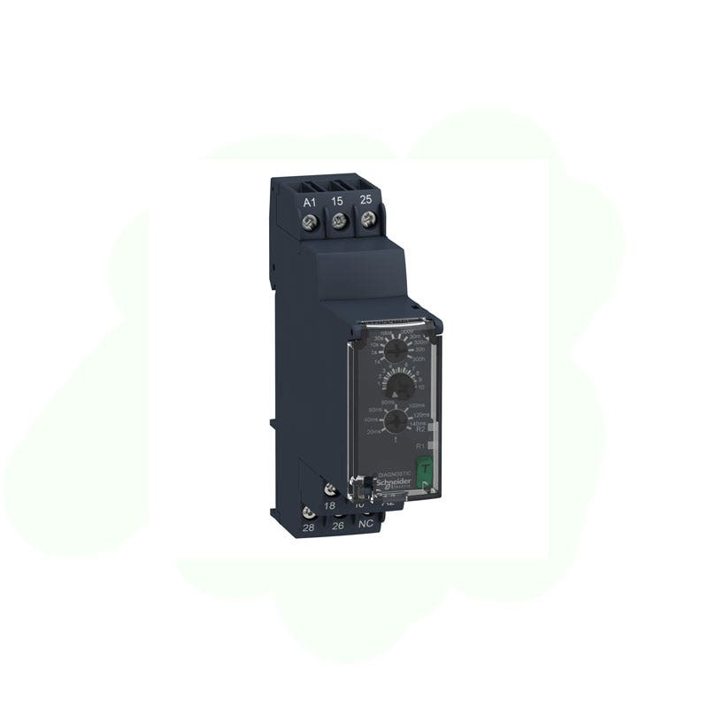 SCHNEIDER - Timer Relay 0.05S 300H, 24-240V AC/DC, 2C/O -