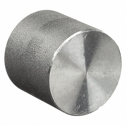 Round Cap, 316L Stainless Steel, 1/4Inch Fitting Pipe Size, Female NPT, Class 3000, 1Inch Overall Length
